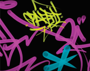 Creando un pincel tipo graffiti - spray brush photoshop
