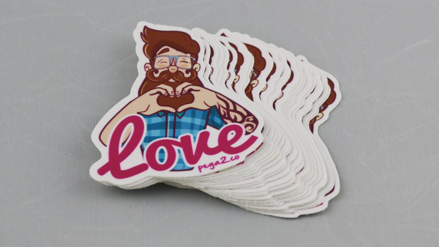 Stickers personalizados en corte completo separados individualmente