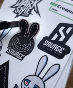 Stickers personalizados para marca impresos por Pega2
